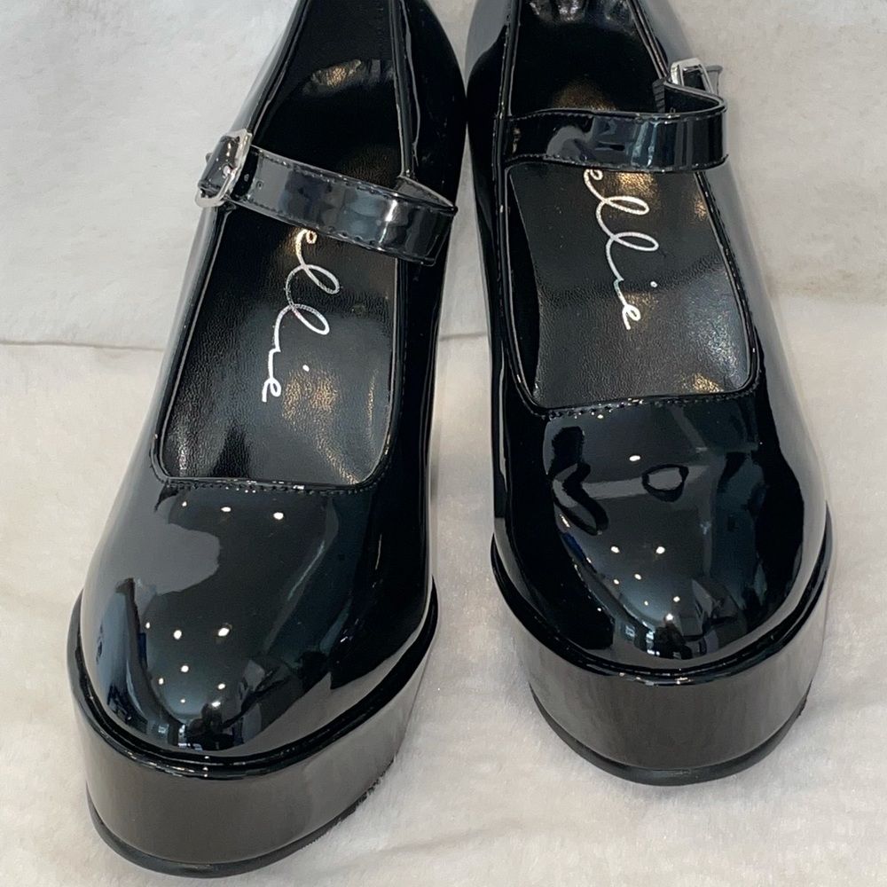 DK X ellie V-patent Platform Mary Janes - NWT - Picture 6 of 9